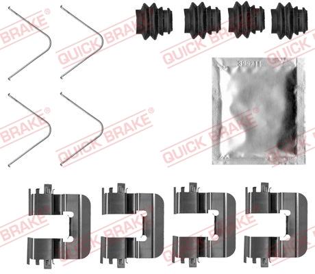 OJD Quick Brake 109-0033 - Комплектующие для колодок дискового тормоза avtokuzovplus.com.ua