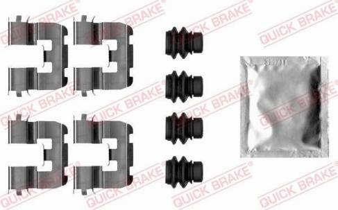 OJD Quick Brake 109-0039 - Комплектуючі, колодки дискового гальма autocars.com.ua