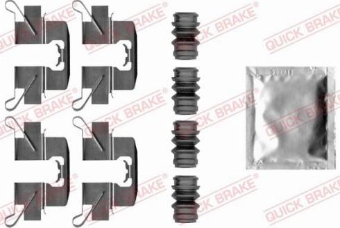 OJD Quick Brake 109-0047 - Комплектующие для колодок дискового тормоза autodnr.net