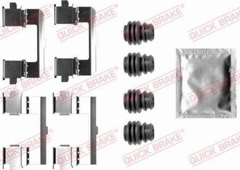 OJD Quick Brake 109-0048 - Комплектуючі, колодки дискового гальма autocars.com.ua