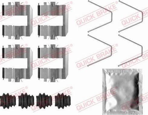 OJD Quick Brake 109-0060 - Комплектующие для колодок дискового тормоза avtokuzovplus.com.ua