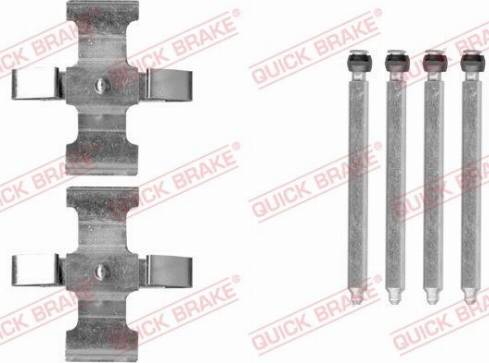 OJD Quick Brake 109-0076 - Комплектующие для колодок дискового тормоза avtokuzovplus.com.ua