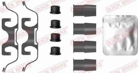 OJD Quick Brake 109-0085 - Комплектуючі, колодки дискового гальма autocars.com.ua