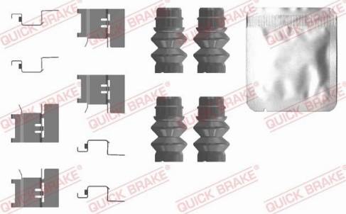 OJD Quick Brake 109-0120 - Комплектуючі, колодки дискового гальма autocars.com.ua