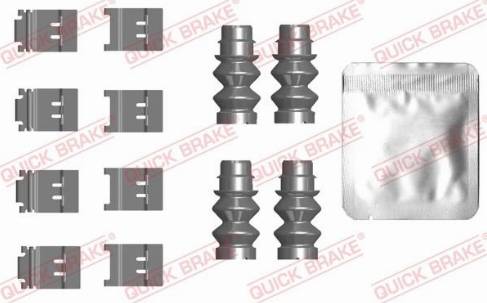 OJD Quick Brake 109-0124 - Комплектующие для колодок дискового тормоза avtokuzovplus.com.ua