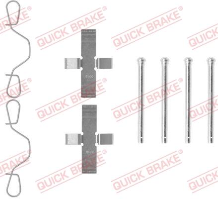 OJD Quick Brake 109-0982 - Комплектуючі, колодки дискового гальма autocars.com.ua