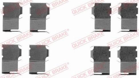 OJD Quick Brake 1091063 - Комплектующие для колодок дискового тормоза avtokuzovplus.com.ua