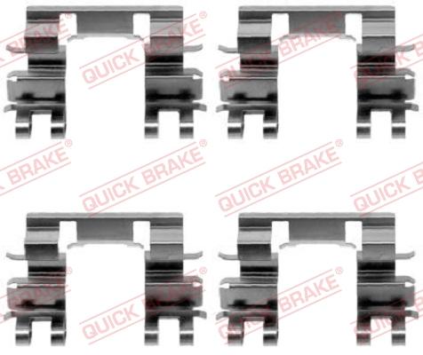 OJD Quick Brake 109-1087 - Комплектующие для колодок дискового тормоза avtokuzovplus.com.ua