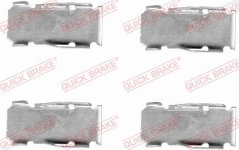 OJD Quick Brake 109-1094 - Комплектуючі, колодки дискового гальма autocars.com.ua