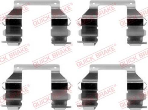 OJD Quick Brake 109-1103 - Комплектующие для колодок дискового тормоза autodnr.net