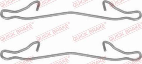 OJD Quick Brake 1091121 - Комплектующие для колодок дискового тормоза autodnr.net