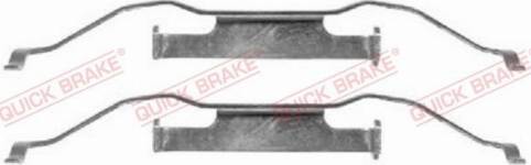 OJD Quick Brake 1091148 - Комплектуючі, колодки дискового гальма autocars.com.ua