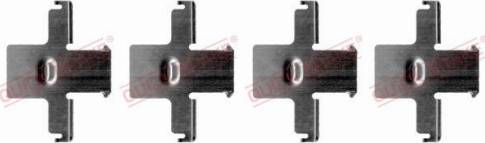 OJD Quick Brake 109-1157 - Комплектуючі, колодки дискового гальма autocars.com.ua