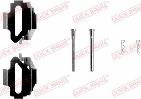 OJD Quick Brake 1091168 - Комплектующие для колодок дискового тормоза avtokuzovplus.com.ua