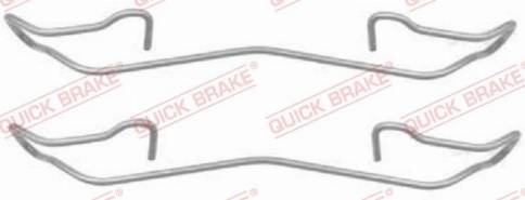 OJD Quick Brake 1091187 - Комплектуючі, колодки дискового гальма autocars.com.ua