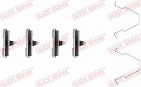 OJD Quick Brake 1091270 - Комплектуючі, колодки дискового гальма autocars.com.ua