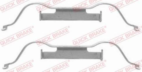 OJD Quick Brake 1091288 - Комплектуючі, колодки дискового гальма autocars.com.ua