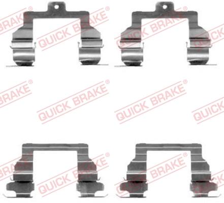 OJD Quick Brake 1091291 - Комплектующие для колодок дискового тормоза autodnr.net