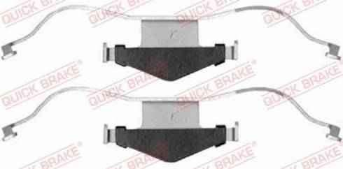 OJD Quick Brake 109-1659 - Комплектующие для колодок дискового тормоза avtokuzovplus.com.ua