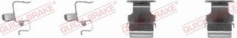 OJD Quick Brake 1091673 - Комплектуючі, колодки дискового гальма autocars.com.ua