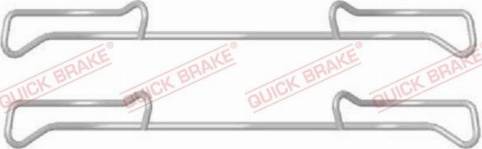 OJD Quick Brake 1091678 - Комплектуючі, колодки дискового гальма autocars.com.ua