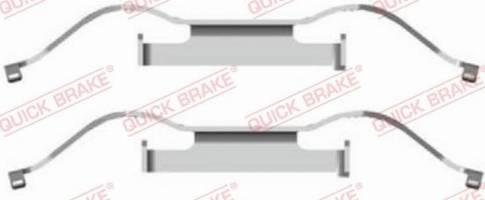 OJD Quick Brake 109-1681 - Комплектующие для колодок дискового тормоза avtokuzovplus.com.ua