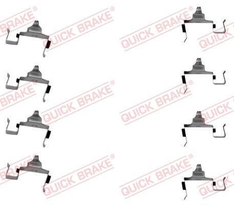 OJD Quick Brake 1091697 - Комплектующие для колодок дискового тормоза autodnr.net
