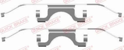 OJD Quick Brake 1091702 - Комплектующие для колодок дискового тормоза autodnr.net
