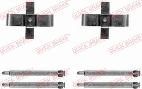 OJD Quick Brake 1091713 - Комплектуючі, колодки дискового гальма autocars.com.ua