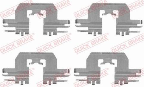 OJD Quick Brake 109-1724 - Комплектующие для колодок дискового тормоза avtokuzovplus.com.ua