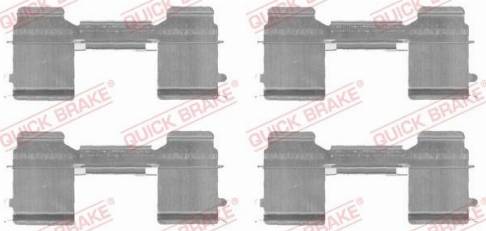 OJD Quick Brake 109-1726 - Комплектующие для колодок дискового тормоза autodnr.net