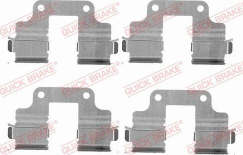 OJD Quick Brake 109-1739 - Комплектующие для колодок дискового тормоза avtokuzovplus.com.ua