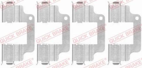 OJD Quick Brake 109-1740 - Комплектующие для колодок дискового тормоза avtokuzovplus.com.ua