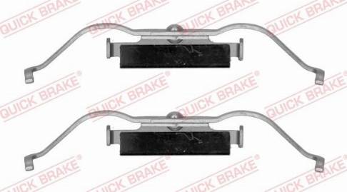 OJD Quick Brake 1091747 - Комплектуючі, колодки дискового гальма autocars.com.ua