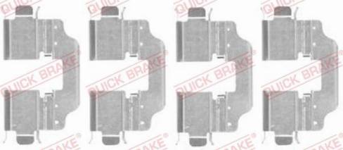 OJD Quick Brake 109-1773 - Комплектуючі, колодки дискового гальма autocars.com.ua
