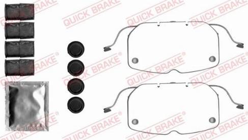 OJD Quick Brake 1091792 - Комплектующие для колодок дискового тормоза autodnr.net