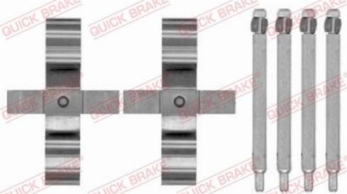 OJD Quick Brake 1091794 - Комплектуючі, колодки дискового гальма autocars.com.ua