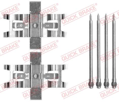 OJD Quick Brake 1091805 - Комплектуючі, колодки дискового гальма autocars.com.ua