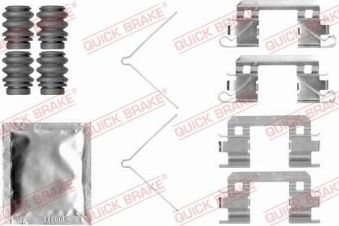 OJD Quick Brake 109-1811 - Комплектующие для колодок дискового тормоза avtokuzovplus.com.ua