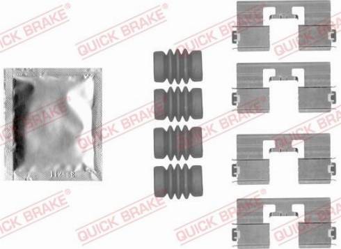 OJD Quick Brake 109-1818 - Комплектующие для колодок дискового тормоза autodnr.net