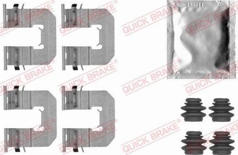 OJD Quick Brake 1091856 - Комплектуючі, колодки дискового гальма autocars.com.ua