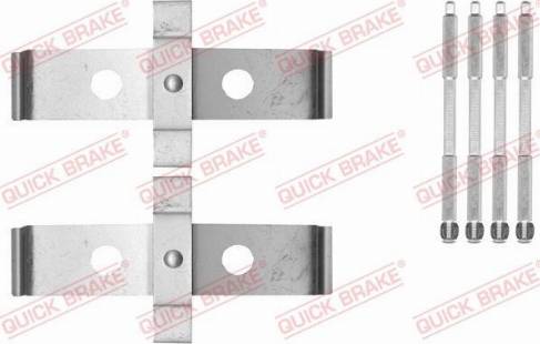 OJD Quick Brake 109-1876 - Комплектующие для колодок дискового тормоза avtokuzovplus.com.ua