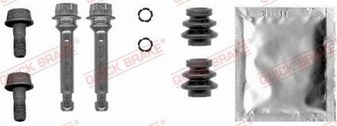 OJD Quick Brake 113-0028X - Комплект направляючої гільзи autocars.com.ua