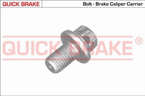 OJD Quick Brake 11613 - Болт, корпус скоби гальма autocars.com.ua