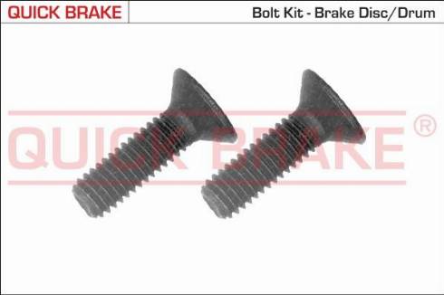 OJD Quick Brake 11622K - Болт, диск гальмівного механізму autocars.com.ua