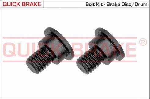 OJD Quick Brake 11662K - Болт, диск гальмівного механізму autocars.com.ua