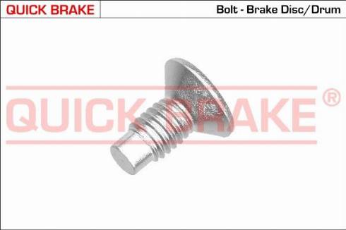 OJD Quick Brake 11663 - Болт, корпус скоби гальма autocars.com.ua