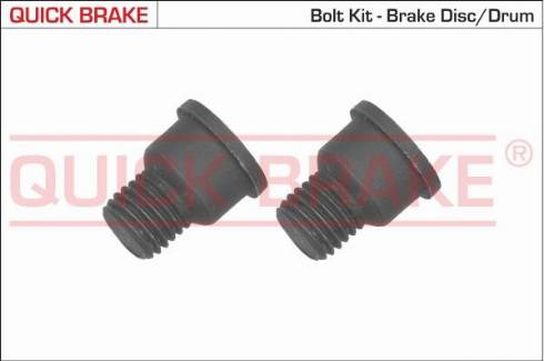 OJD Quick Brake 11664K - Болт, диск гальмівного механізму autocars.com.ua