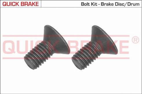 OJD Quick Brake 11665K - Болт, диск тормозного механизма avtokuzovplus.com.ua