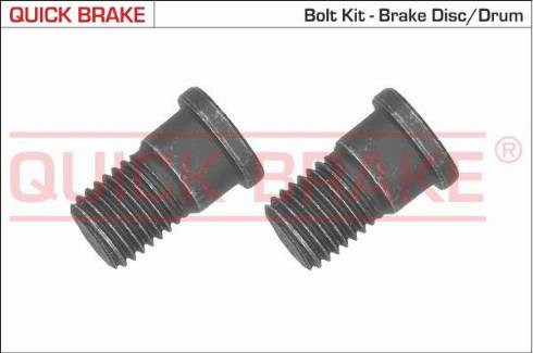 OJD Quick Brake 11666K - Болт, диск гальмівного механізму autocars.com.ua